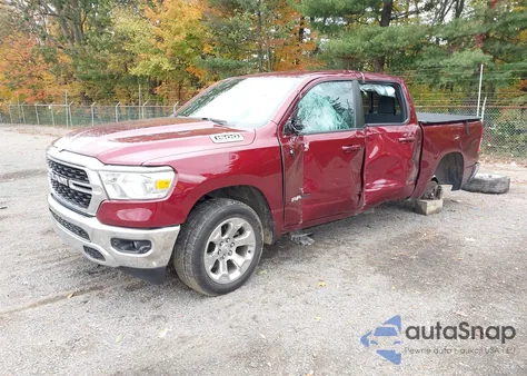 2022 Ram 1500 Big Horn 4X4 5'7 Box from USA, damaged, VIN 1C6SRFFT6NN440065